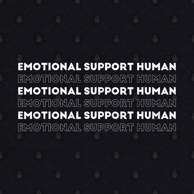 Emotional Support Human by Crazy Shirts For All